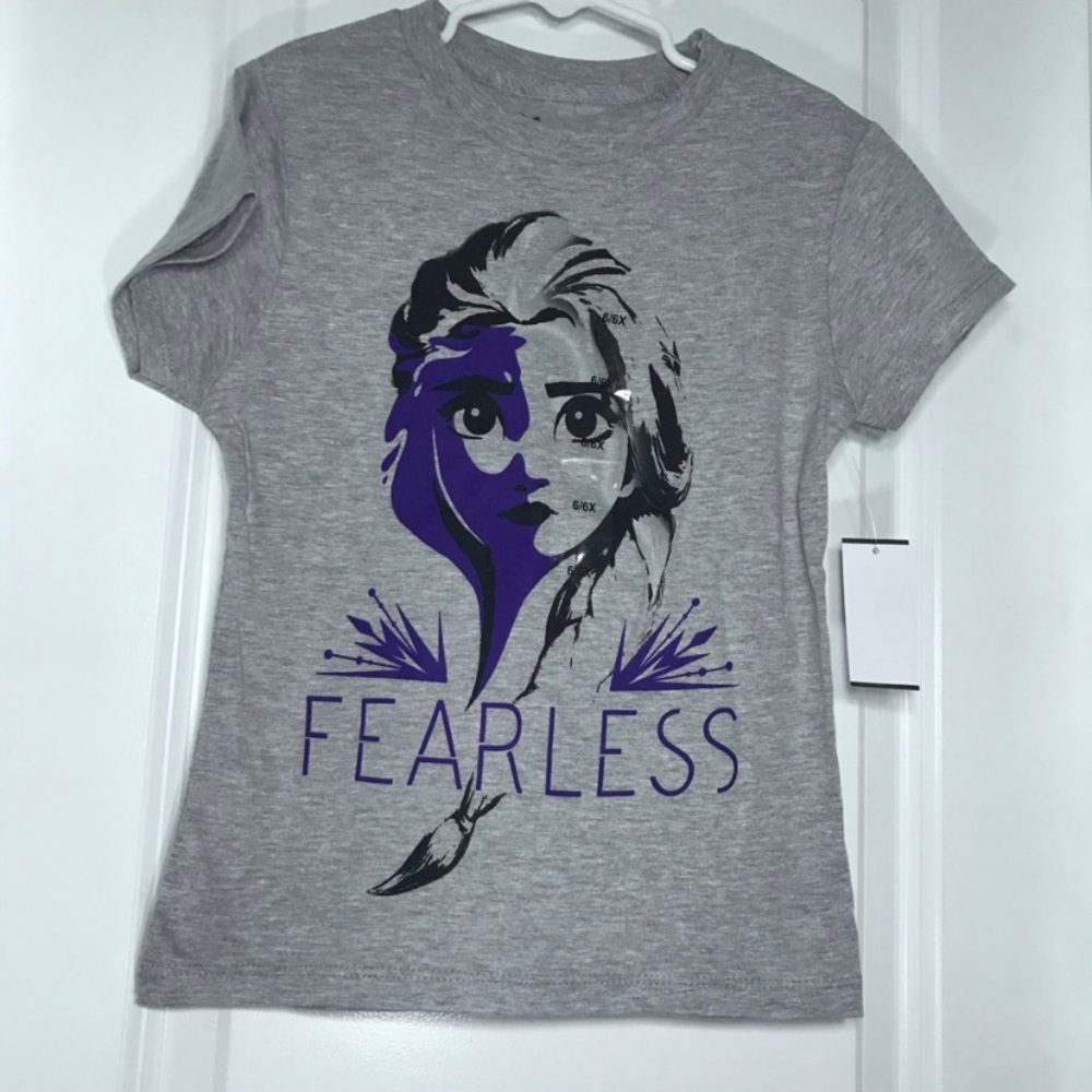 🆕NWT ❄️Disney Frozen Elsa Fearless T-shirt